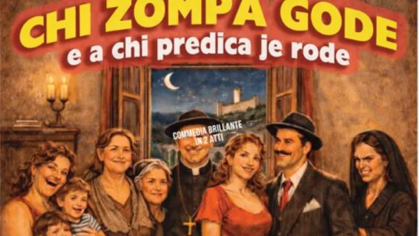 Chi zomba gode e a chi predica je rode
