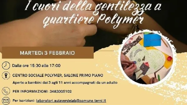 I cuori della gentilezza a quartiere Polymer