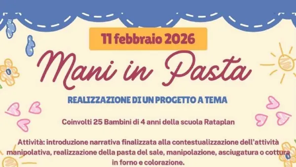 Mani in pasta - Laboratorio di manipolazione 