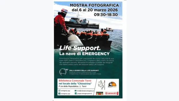 Life Support, la nave di Emergency