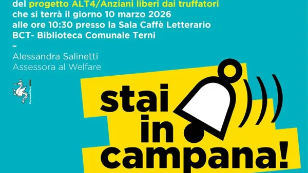 Stai in campana, Alt alle truffe agli anziani