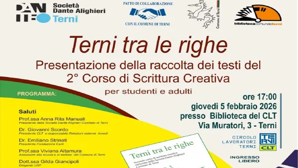 Terni tra le righe - Secondo corso di scrittura creativa  