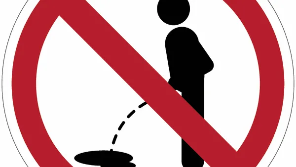 "Pene esemplari per chi urina in strada"