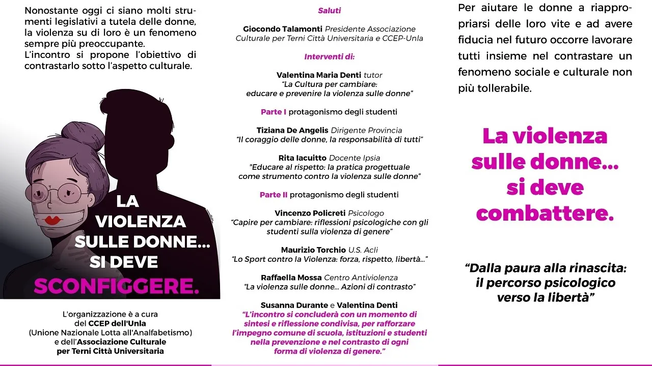 Voci che non tacciono - programma 