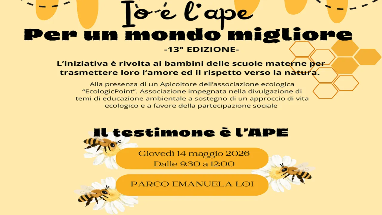 Io e l'ape. Locandina. 