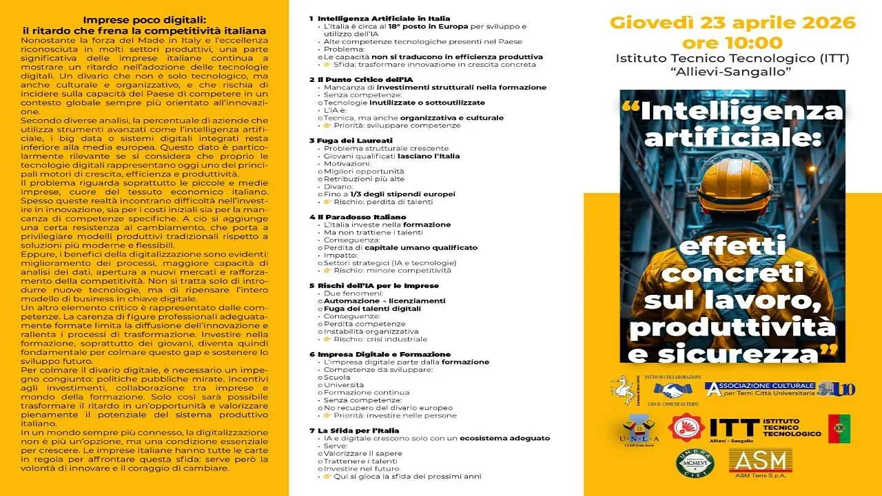 IA e Lavoro - locandina  