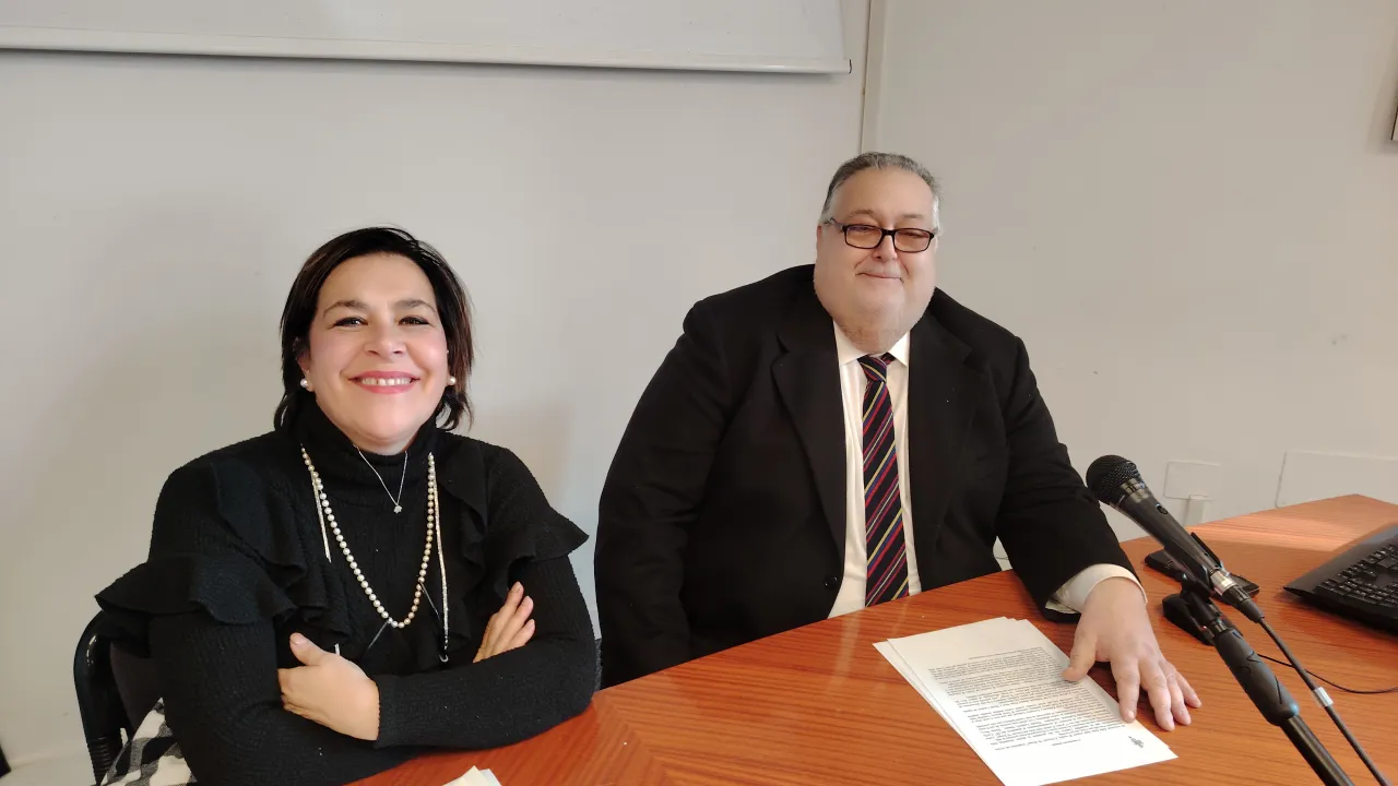 L'assessora Michela Bordoni e il presidente Enrico Franconi