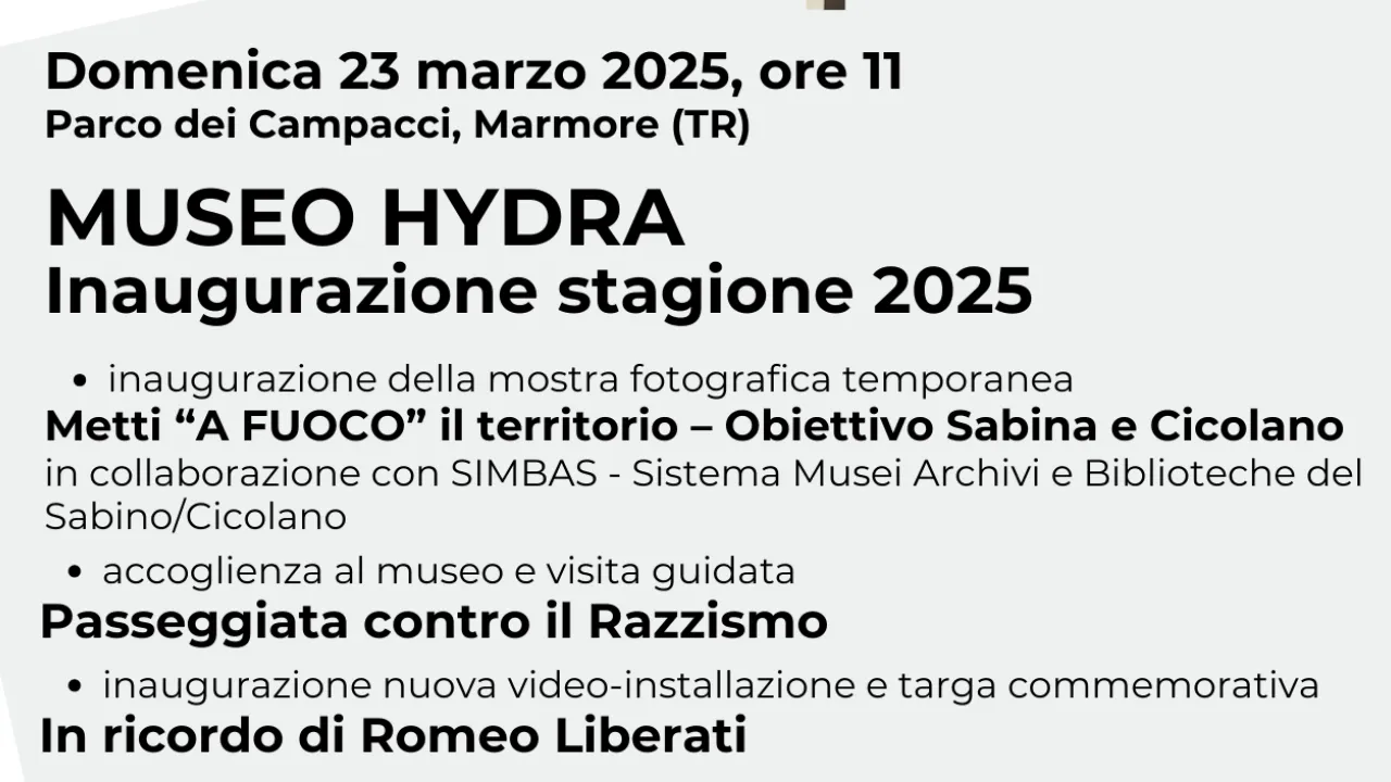 Apertura Museo Hydra