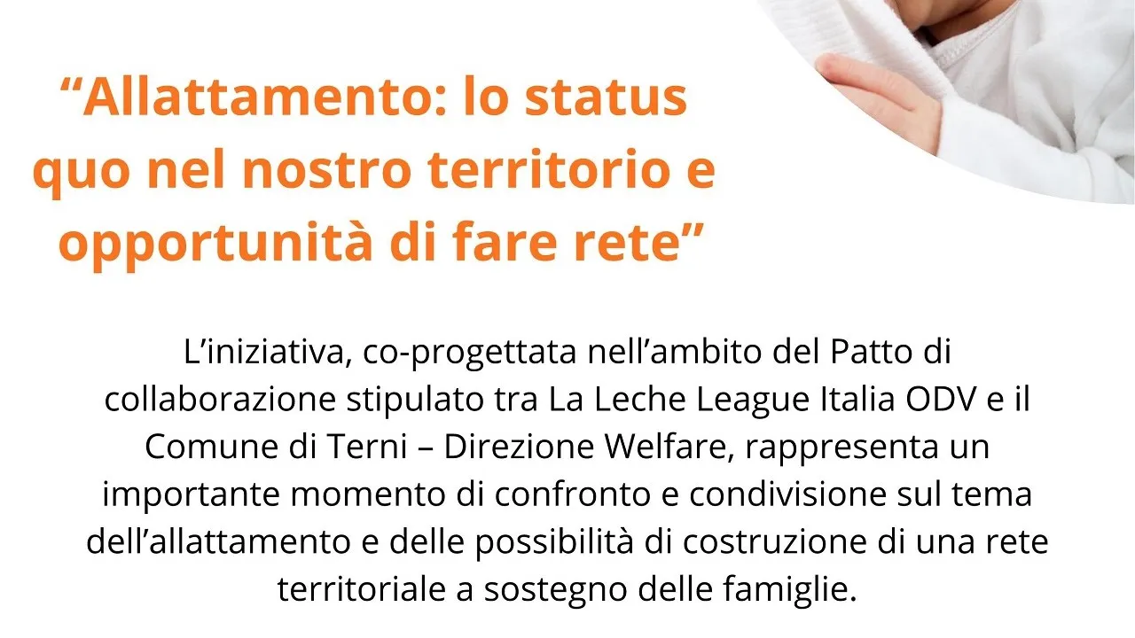 Tavola rotonda sull'allattamento locandina 