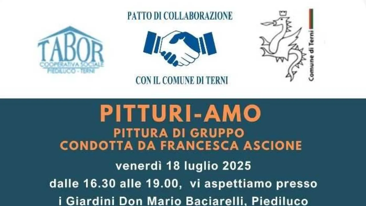 Locandina pittura di gruppo 