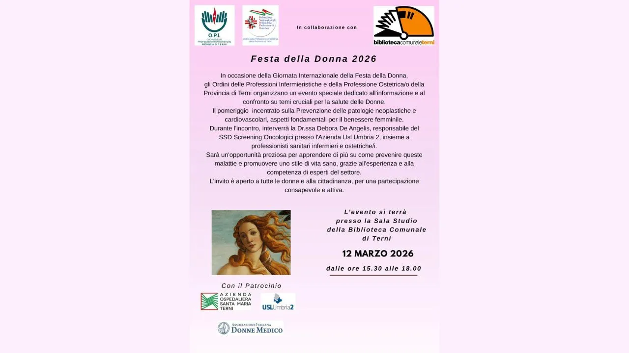 Festa della donna infermiere 2026