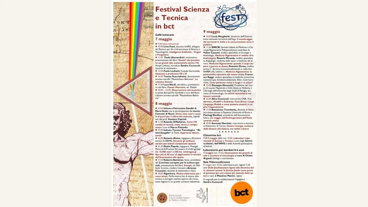 festival scienza e tecnica 2026 ok