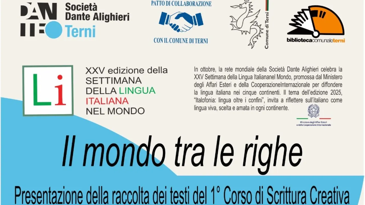 Società Dante Alighieri - Locandina evento