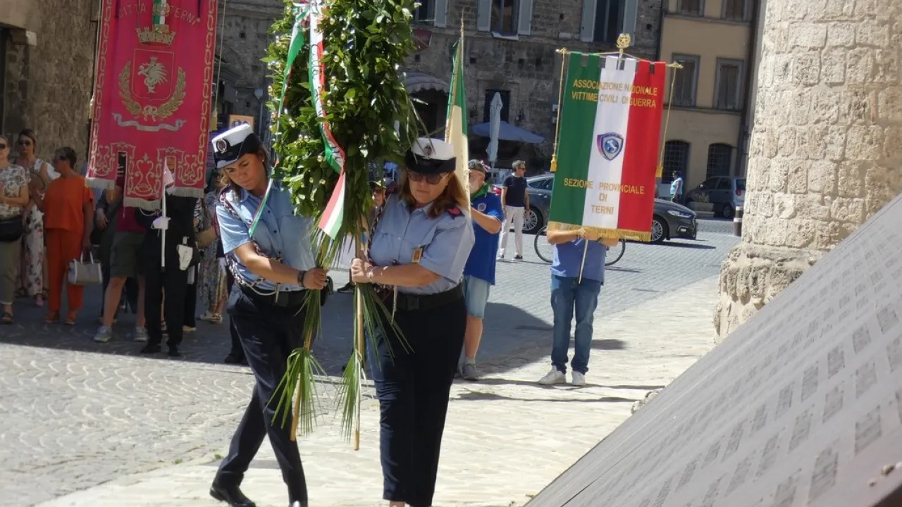 Commemorazione del primo bombardamento sulla città di Terni