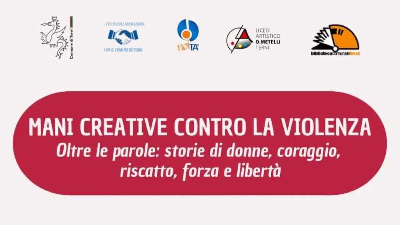 Mani creative contro la violenza - locandina 