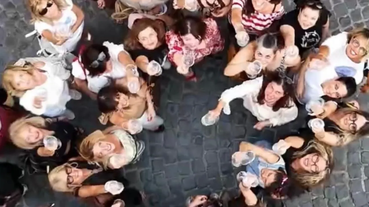 flash mob la forza delle donne