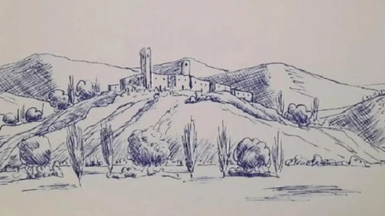 Locandina mostra personale Luigi Bordacchini