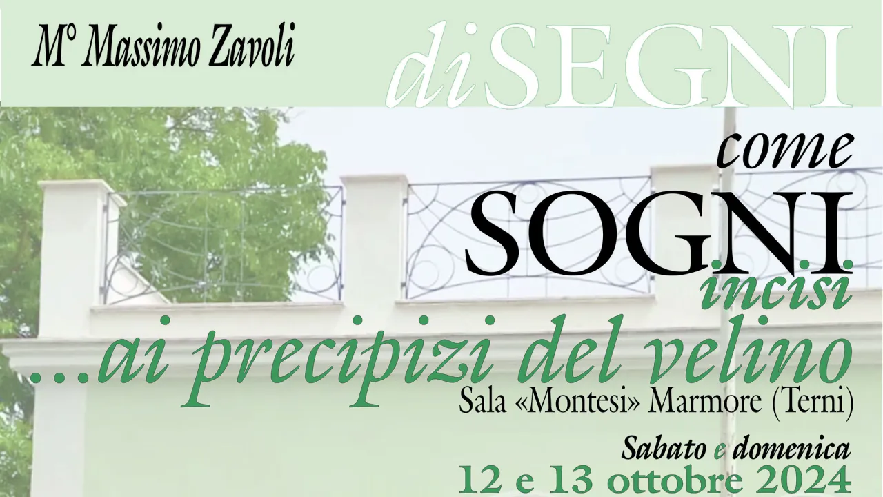 diSEGNI come SOGNI incisi... ai precipizi del Velino