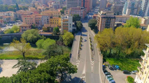 corso del popolo veduta aerea 2