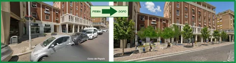 prima e dopo corso del popolo 4