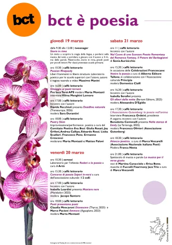 programma bct poesia