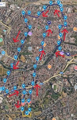 percorso definitivo della fiaccola olimpica