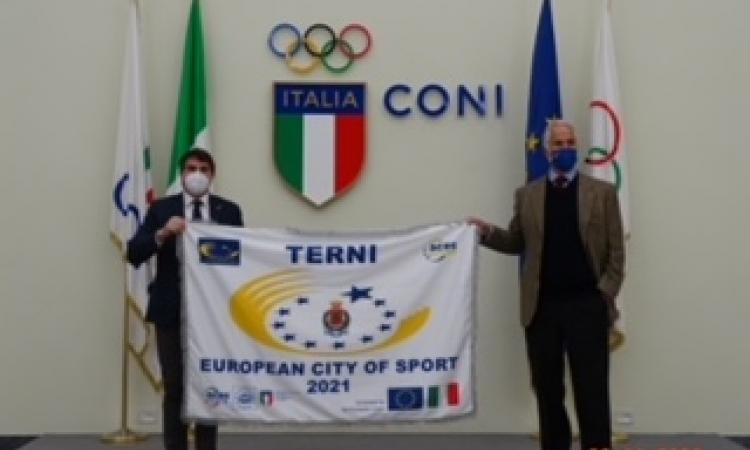 La bandiera di città europea dello sport arriva a Terni