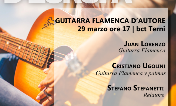 Lezione-concerto di chitarra flamenca per Il Volto d'Europa 