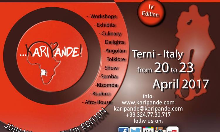 Karipande: a Terni il Festival della cultura angolana